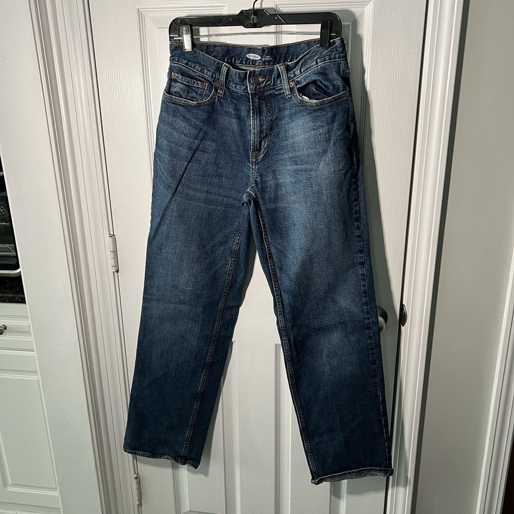 Old Navy Loose Built In Flex Jeans 31x34 Medium Wash‎
